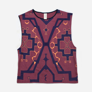 Peru Ayahuasca Sleeveless Deep Cut Tank