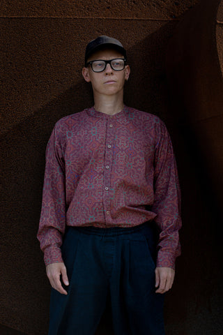 Amazonas Mandarin Collar Long Sleeve Shirt