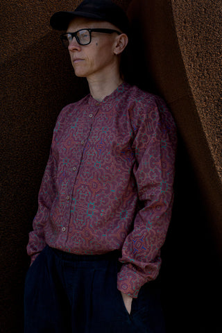 Amazonas Mandarin Collar Long Sleeve Shirt