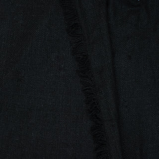 Raw Silk Kimono Black