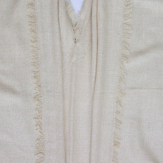 Raw Silk Kimono Cream