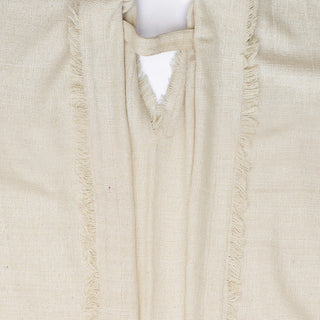 Raw Silk Kimono Cream