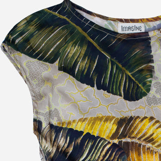 Golden Palm Dress