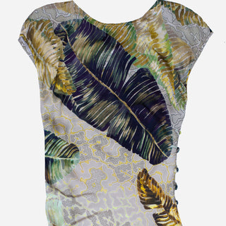 Golden Palm Dress