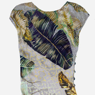 Golden Palm Dress