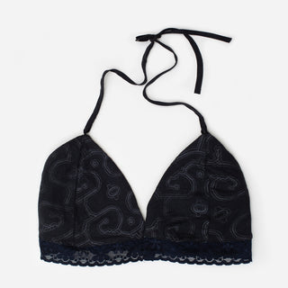 Shipibo Black Lace Bra