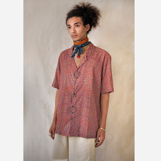 Amazonas Rust Short Sleeve Camp Collar Shirt