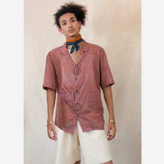 Amazonas Rust Short Sleeve Camp Collar Shirt