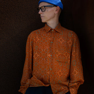 Amazonas Shipibo Long Sleeve Shirt Ochre
