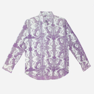 Cacao Smoky Purple Long Sleeve Shirt Classic Cut