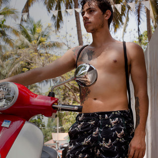 Black Monkey Tailored Swim Trunks