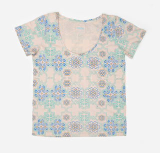 Huicholes Peyote T-Shirt Cream
